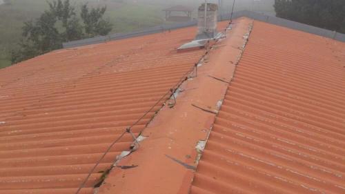 Oprava střechy OÚ